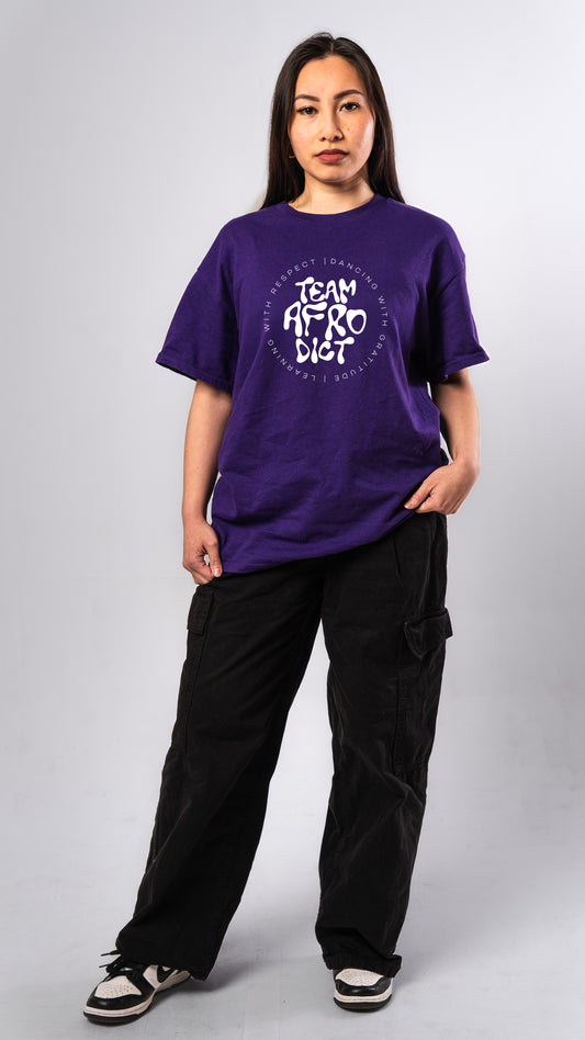 Team Afrodict Circle T-Shirt (lila)