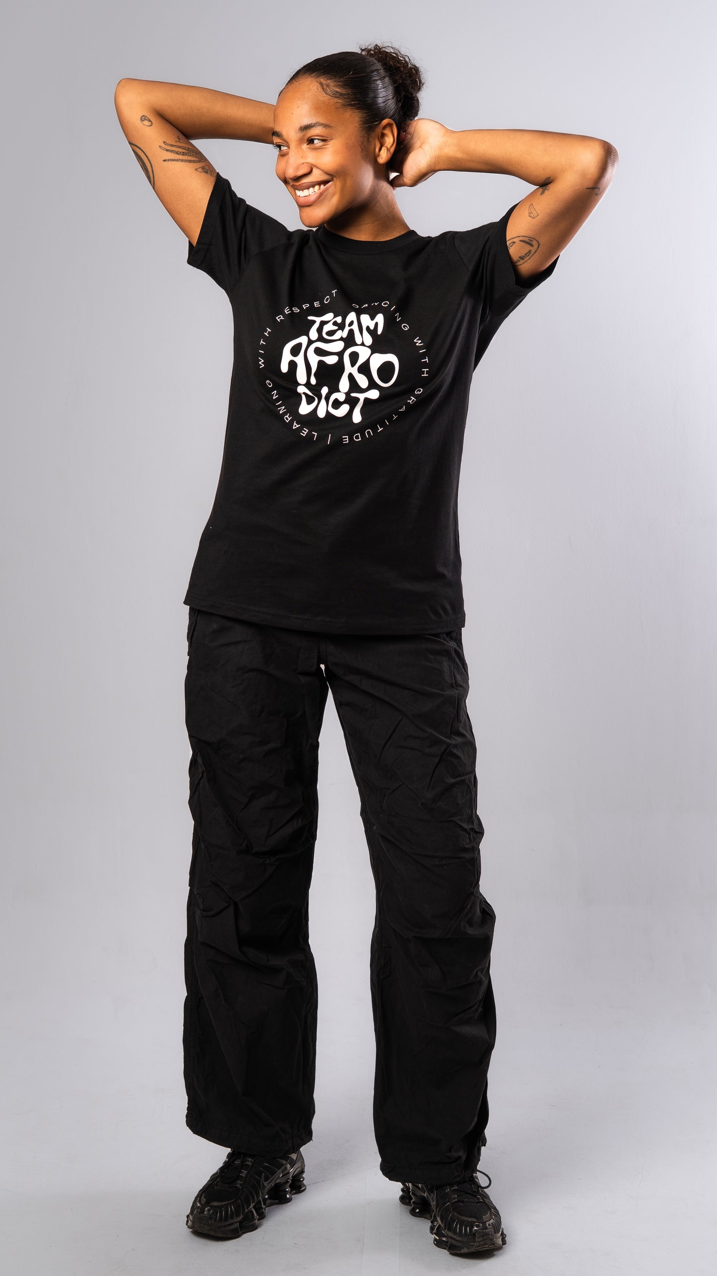 Team Afrodict Circle T-Shirt (lila)